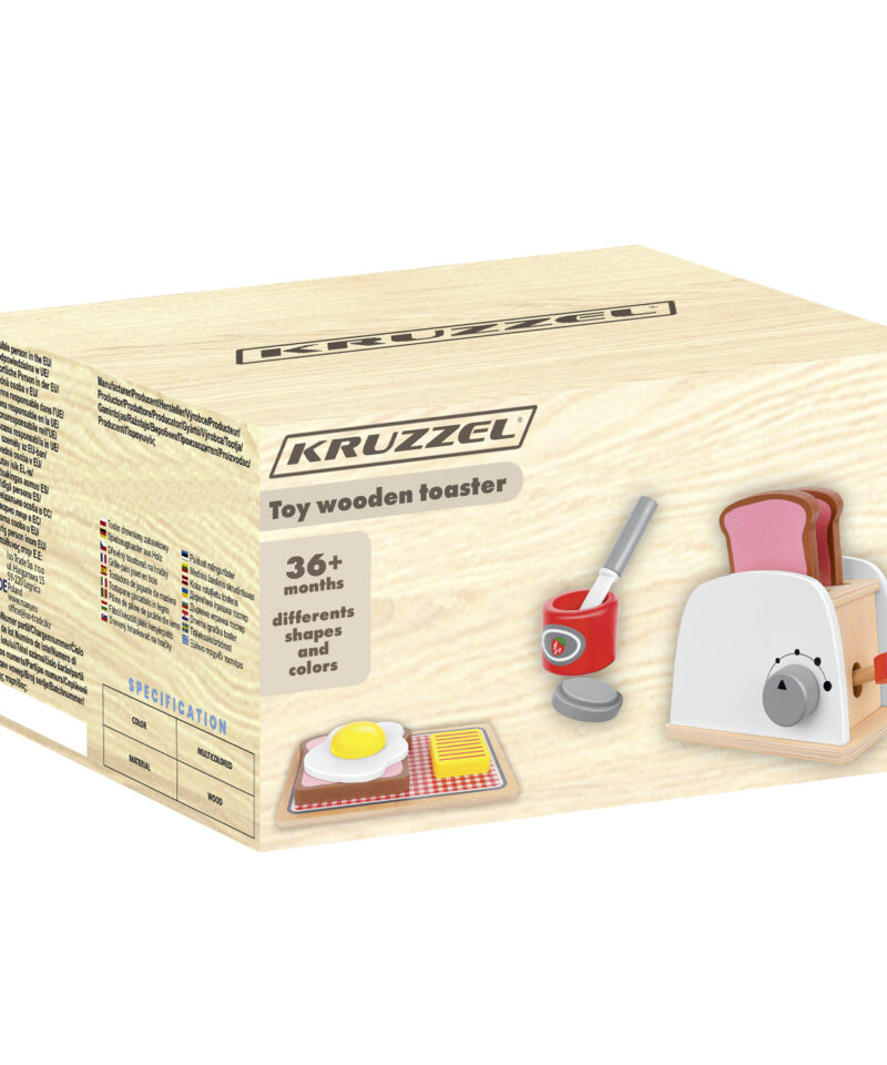 Lapsed mängivad puidust tosteriga