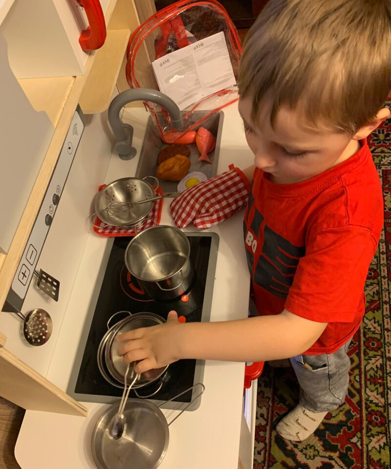 Arendav kööginõude komplekt lastele