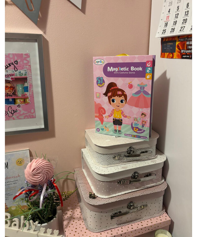 Magnetiline tahvel ja 51 magnetit