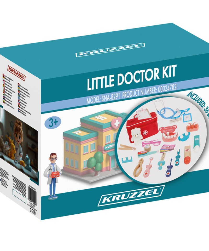 Laste arstikomplekt koos tarvikutega