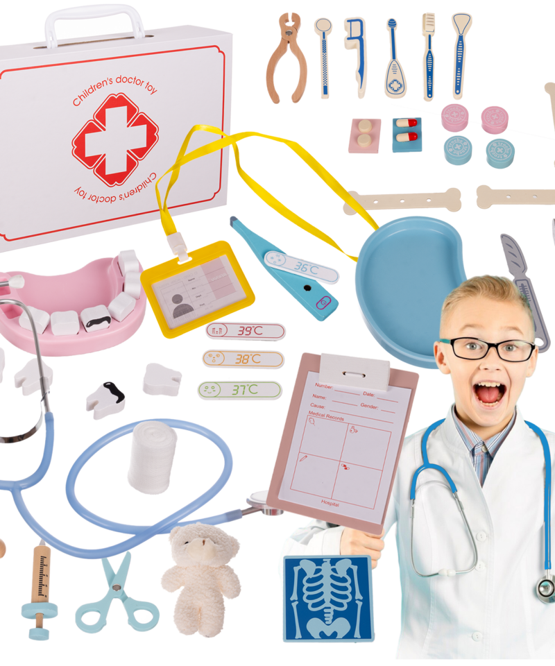 Laste arstikomplekt mängimiseks ja õppimiseks