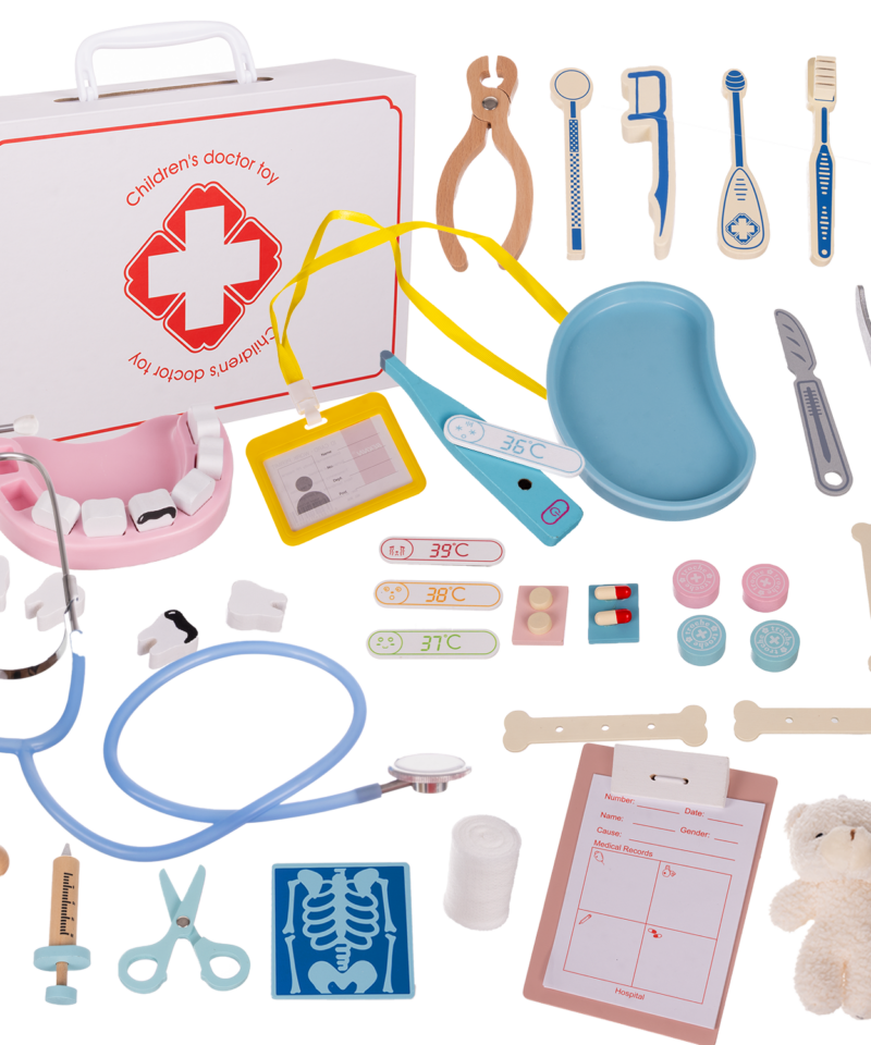 Lõbus ja turvaline arstikomplekt lastele