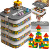 Mitmetasandiline klotside hoiukast laste jaoks