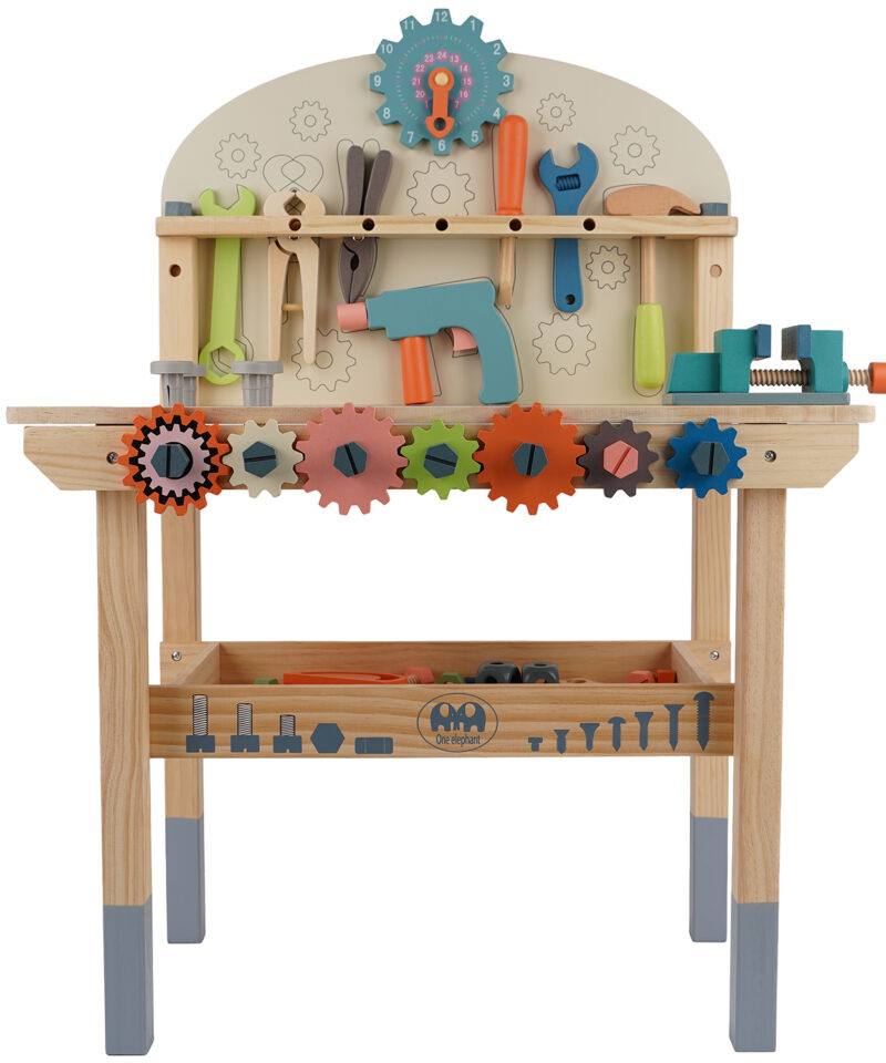 Kvaliteetne puidust tööriistakomplekt