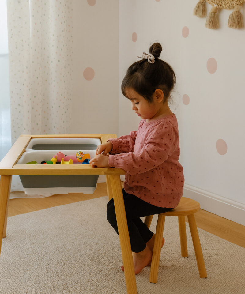 Kahepoolne laud liiva ja vee jaoks