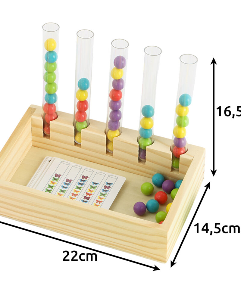 Lastele mõeldud hariv puidust mänguasi