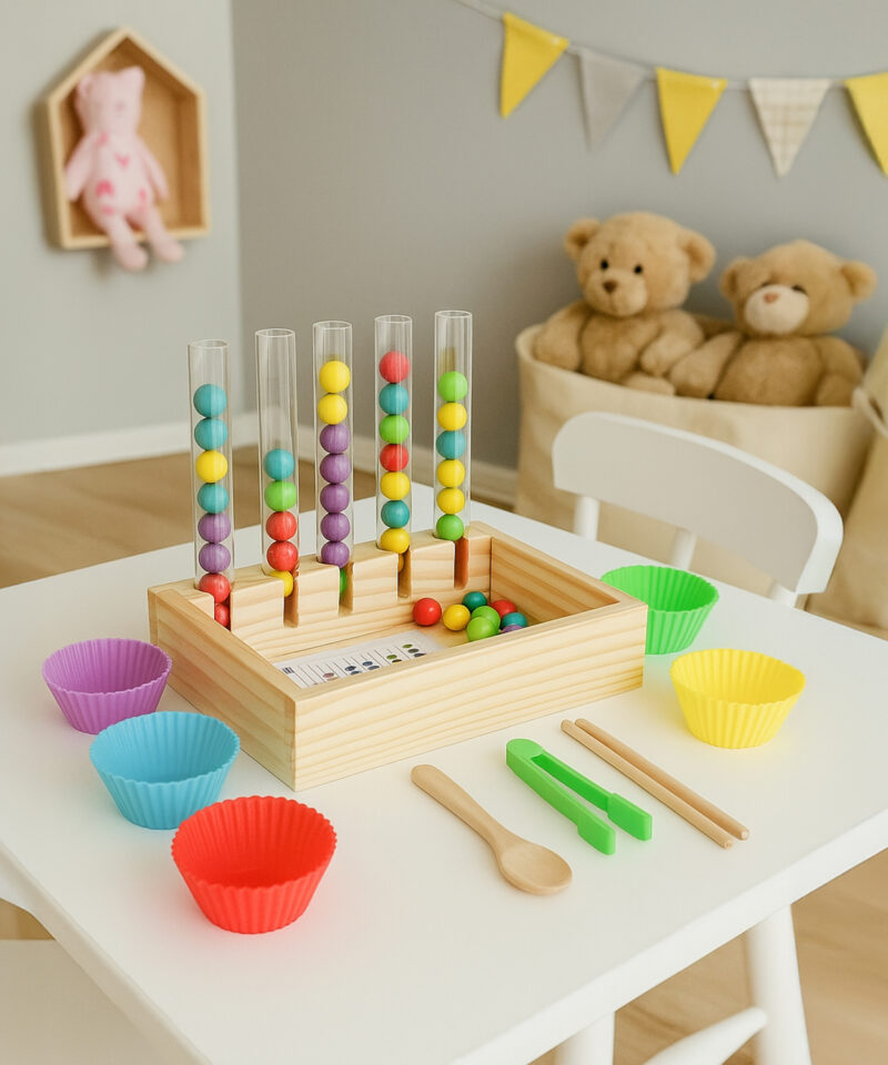 Sorter mänguasi, mis arendab värvitaju