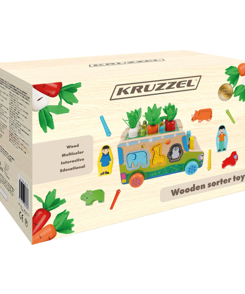 Laste sortimisauto kujunditega