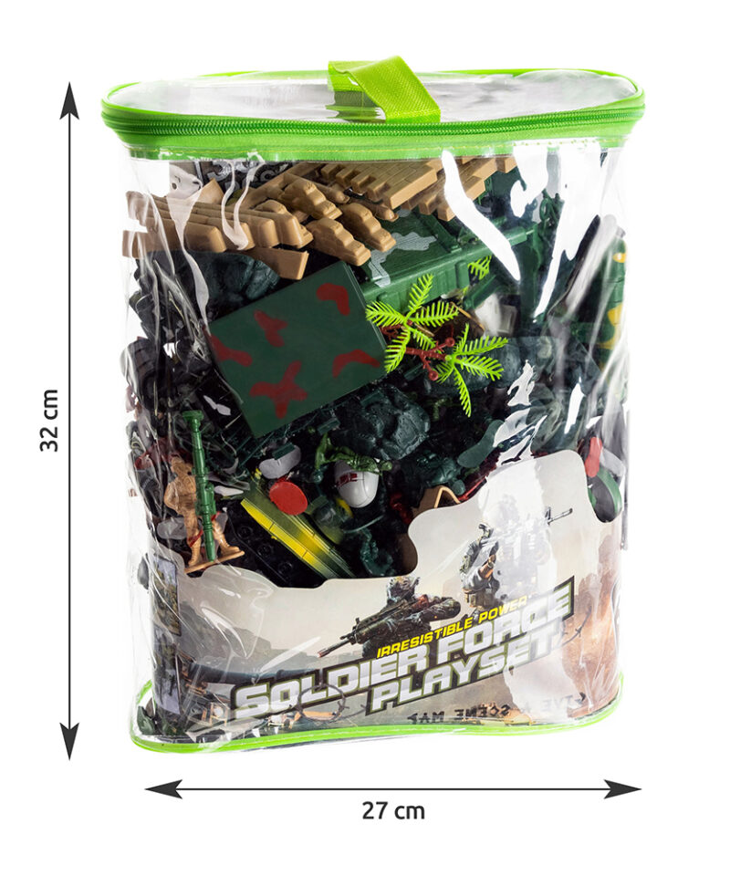 Laste mängukomplekt sõdurite ja tankidega