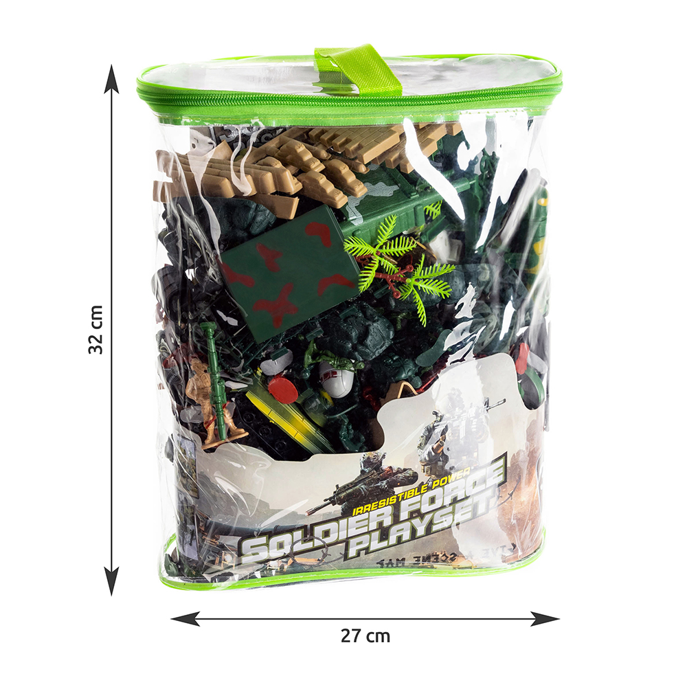 Laste mängukomplekt sõdurite ja tankidega