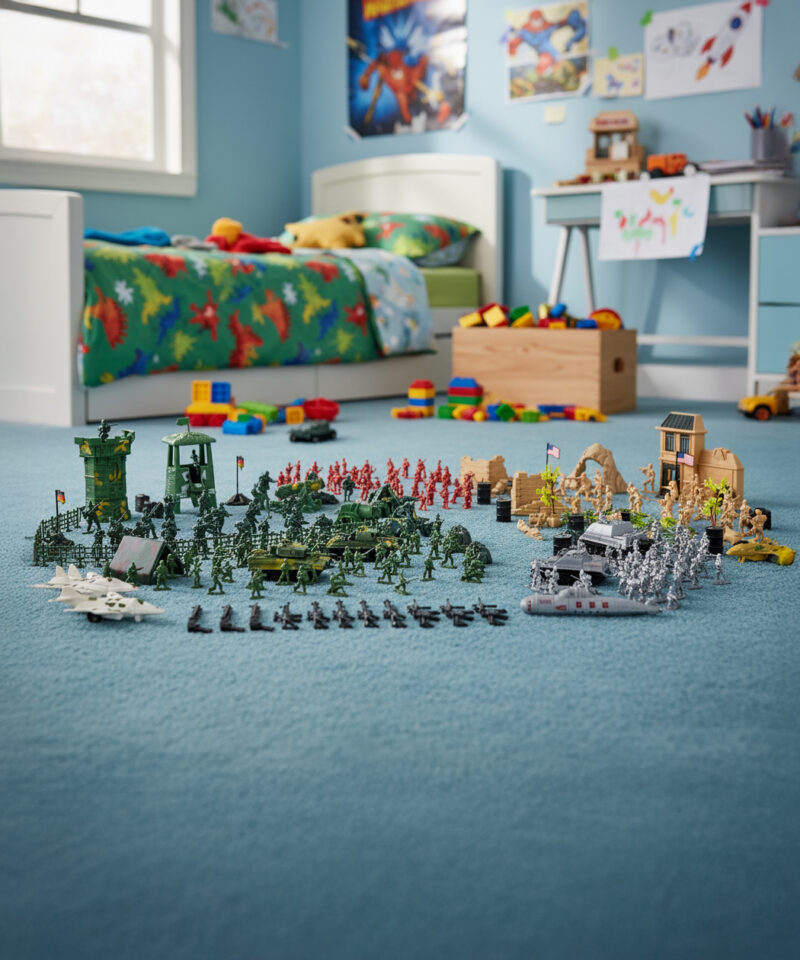 Praktiline sõjaväebaas kohvriga