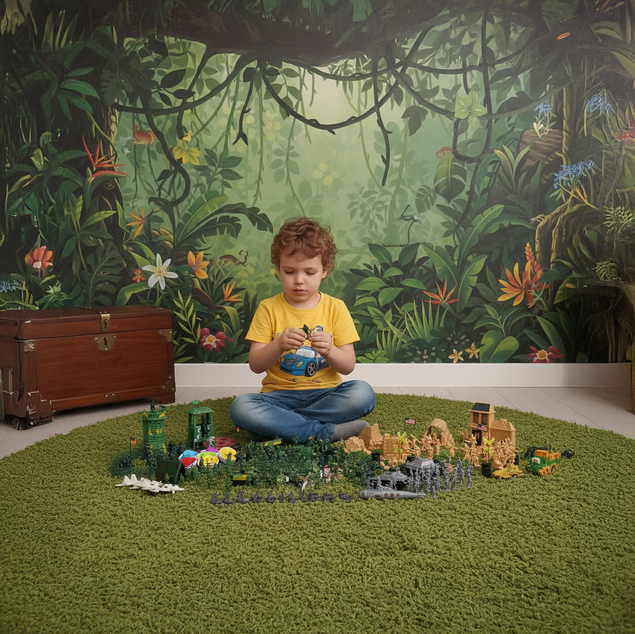 Praktiline sõjaväebaas kohvriga