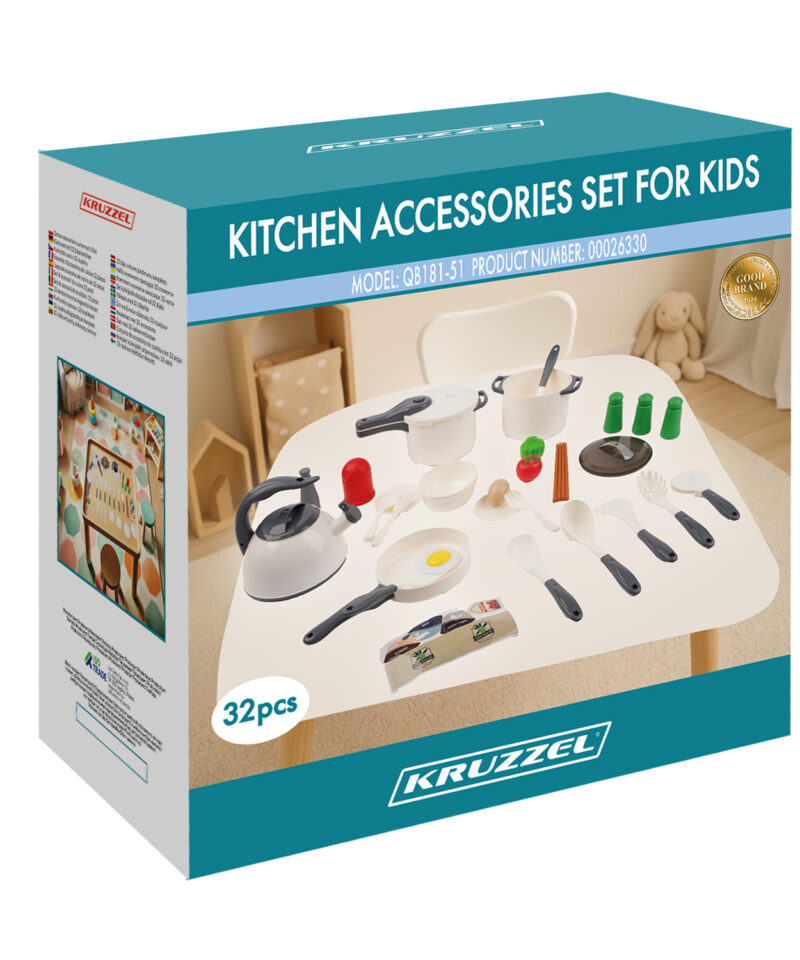 Laste mängukomplekt köögitarvikutega