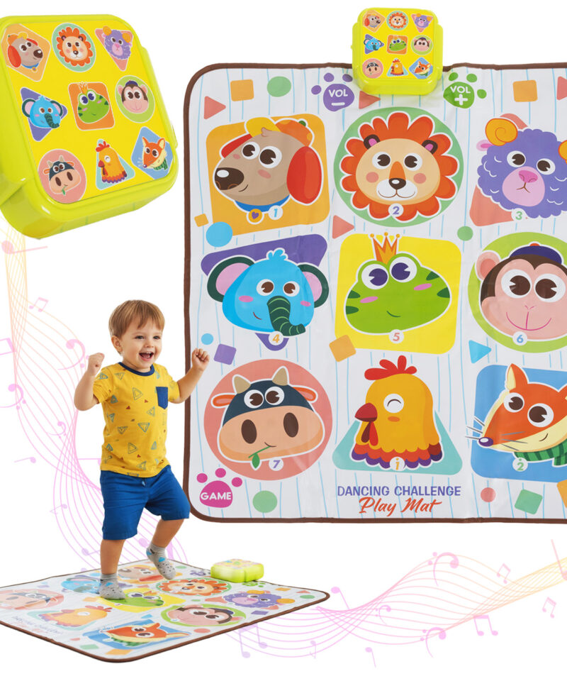Interaktiivne tantsumatt lastele värvikas disain