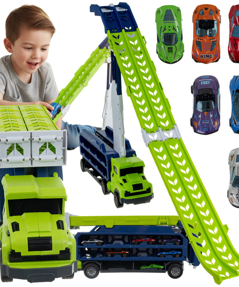 Laste Veoauto Rada ja Autod mängukomplekt