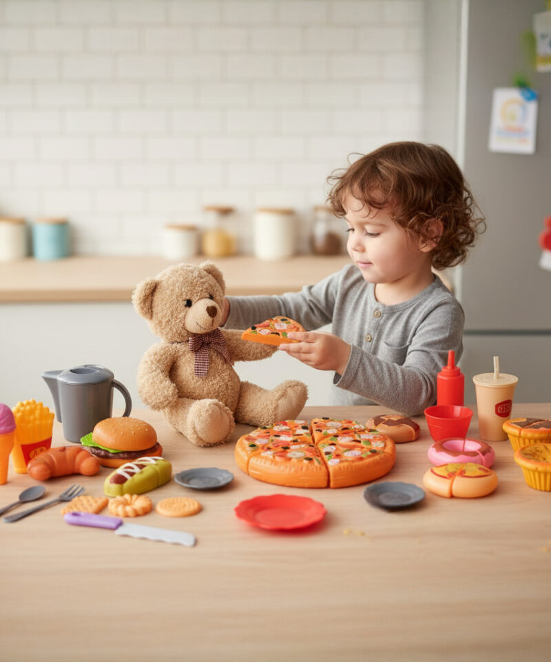 Kergesti puhastatav ja vastupidav mängukomplekt