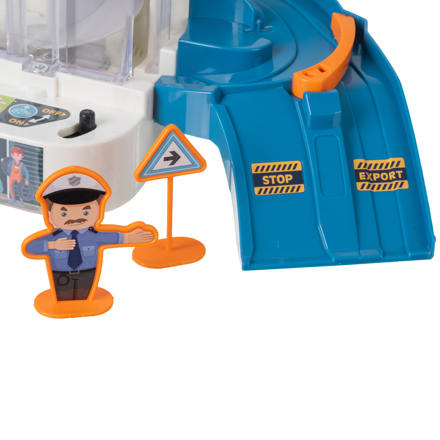 Kergesti kokku pandav autoparkla mänguasi