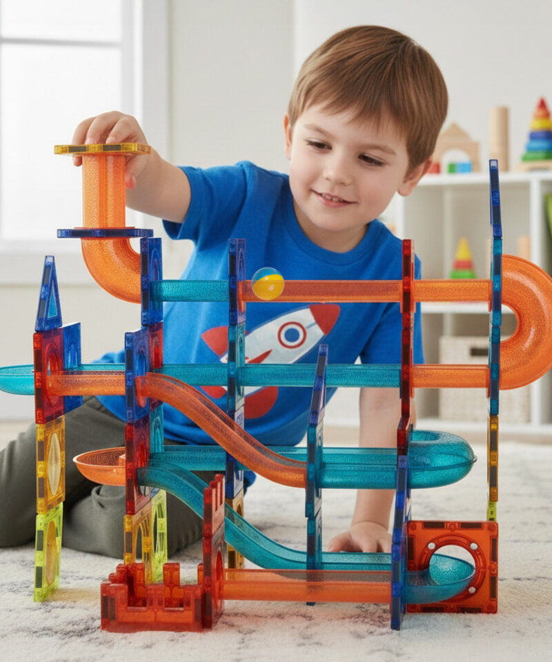 Värvilised magnetklotsid lastele