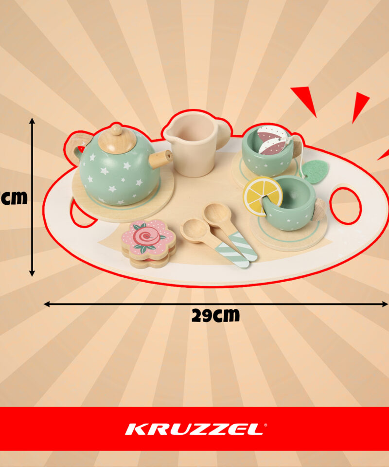 Puidust teekomplekt arendab kujutlusvõimet