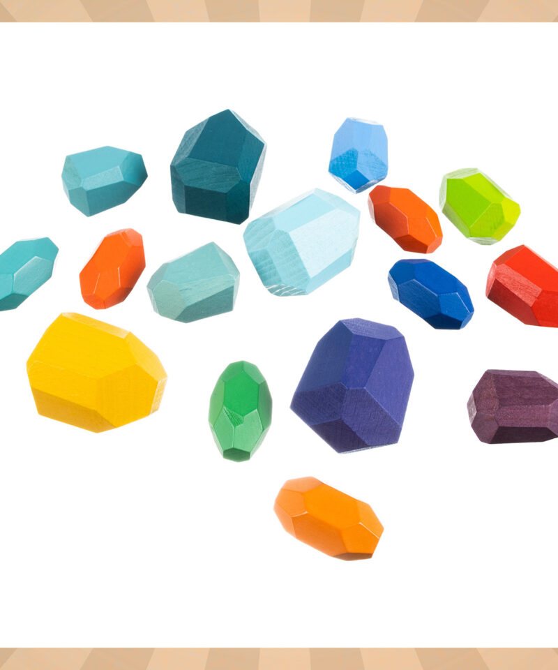 Mitmevärvilised klotsid käelise osavuse parandamiseks