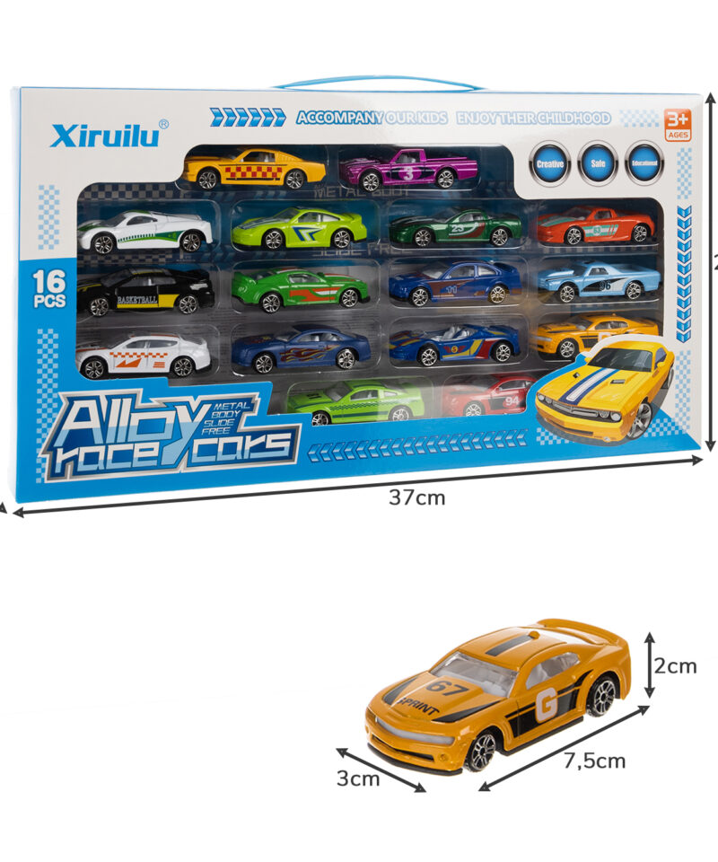 16 vastupidavat mänguautot