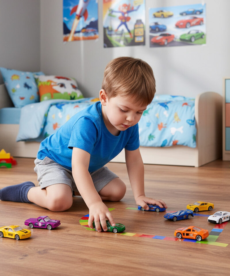 Lastele mõeldud metallist autod