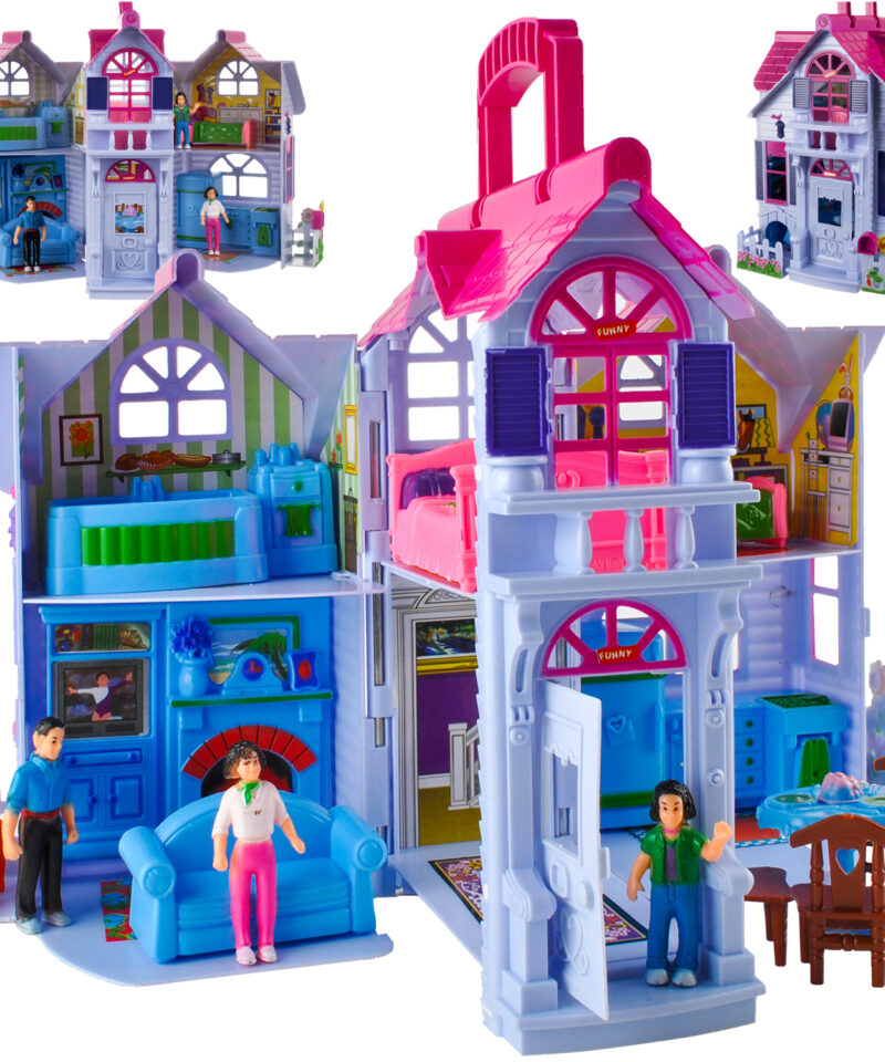 Nukuvilla Mängukomplekt värvikas disain