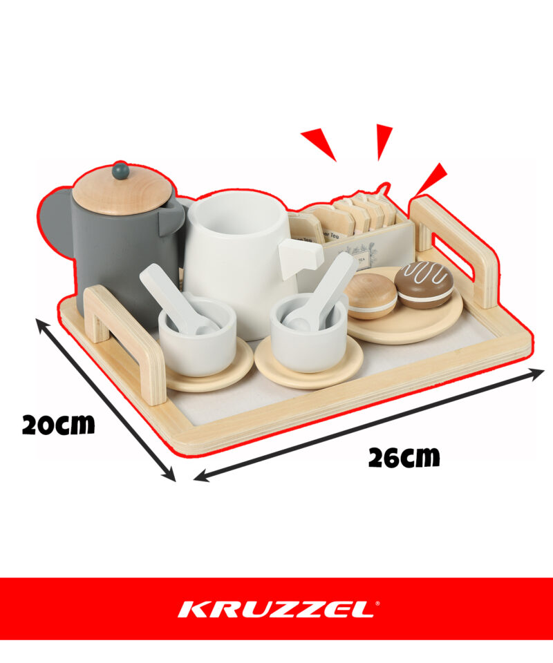 Looduslikest materjalidest teekomplekt