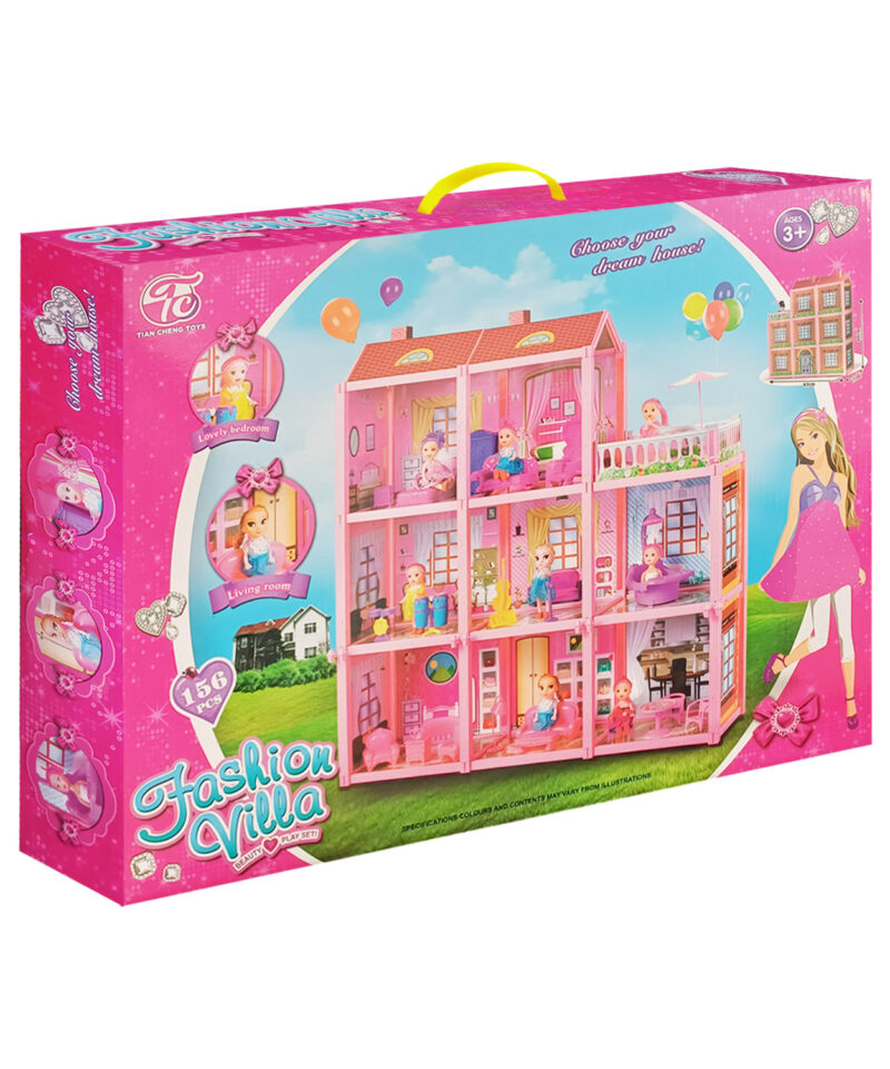 Värvikas ja avar nukkude villa