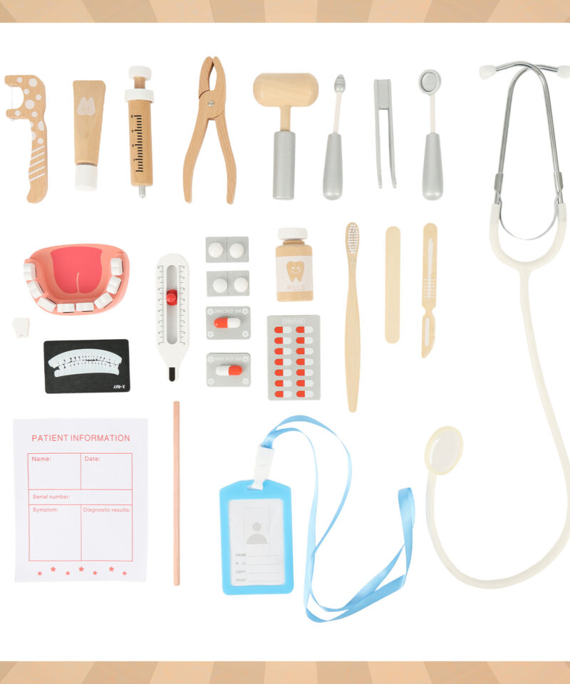 Realistlikud hambaravi tööriistad lastele