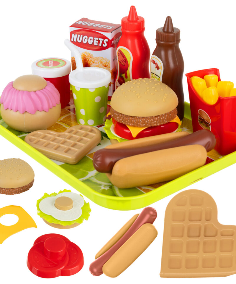 Lõbus Fast Food Mängukomplekt lastele