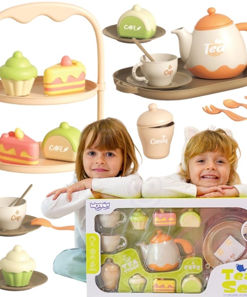 Laste teekomplekt pastellvärvides