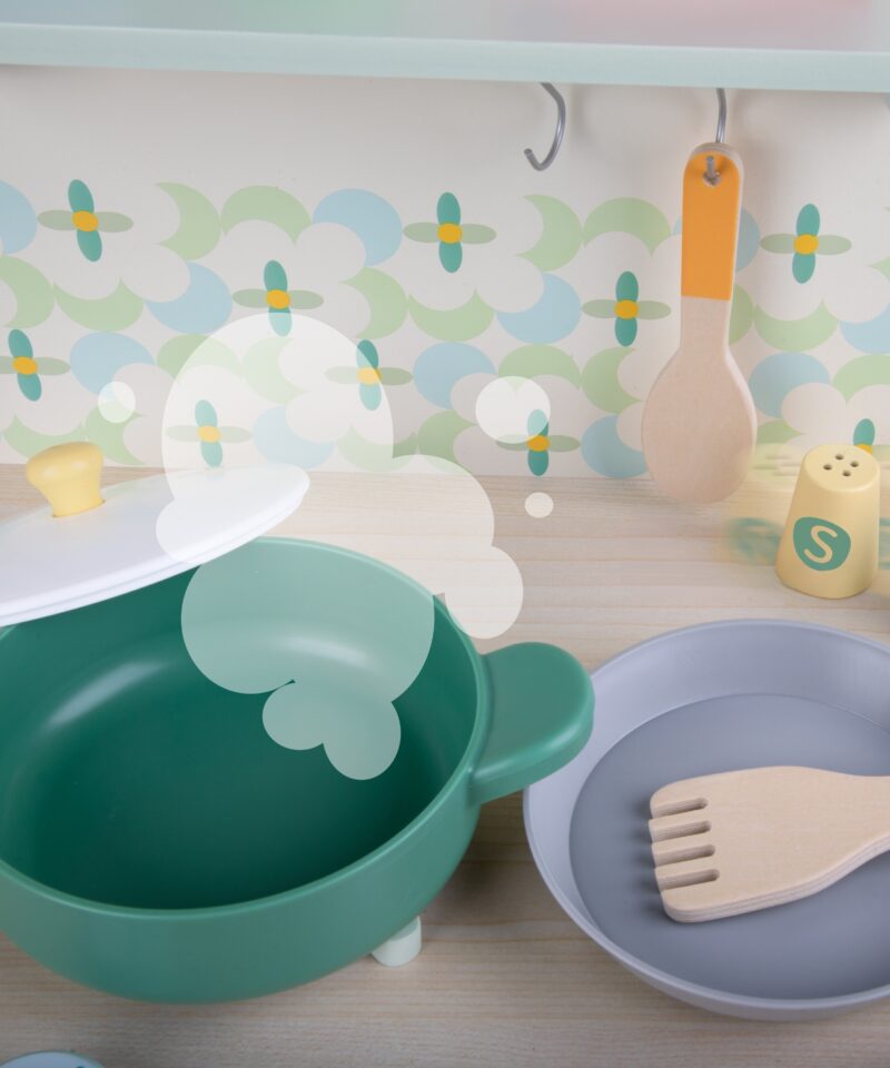 Laste mänguköök pastelltoonides