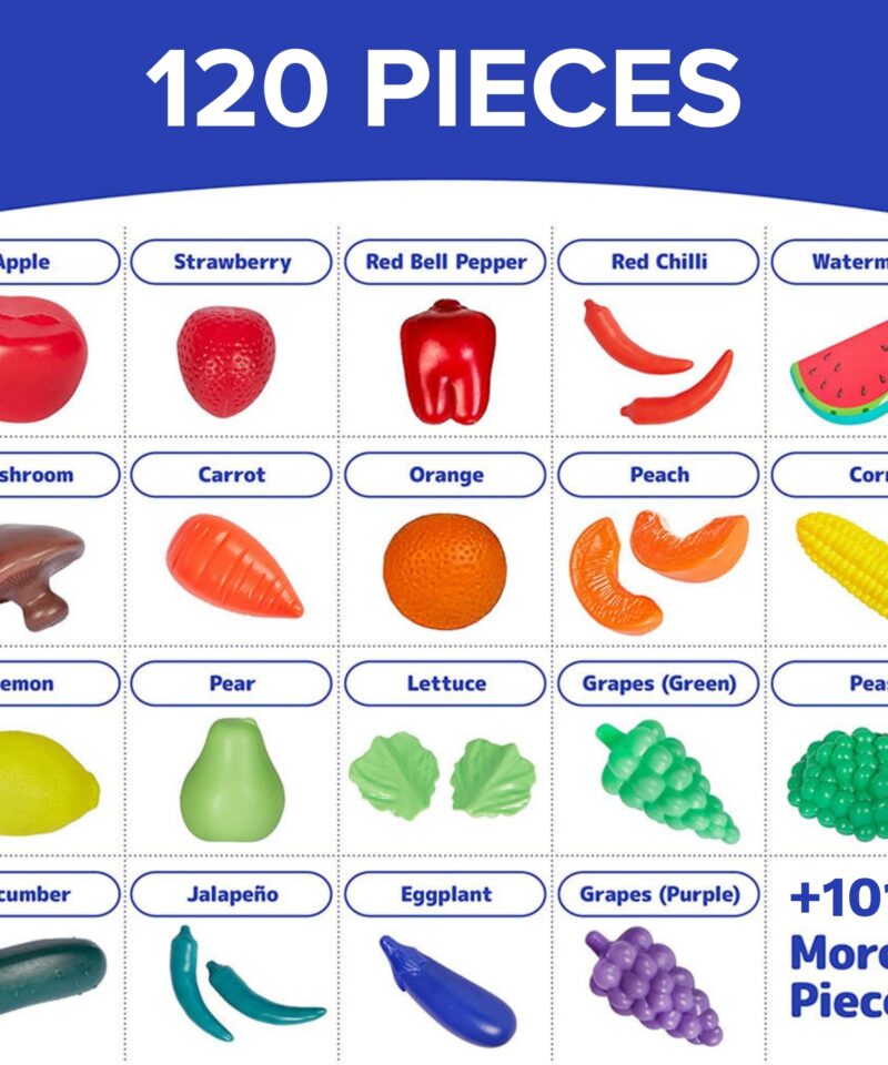 Realistlikud mängutoidu kujundid