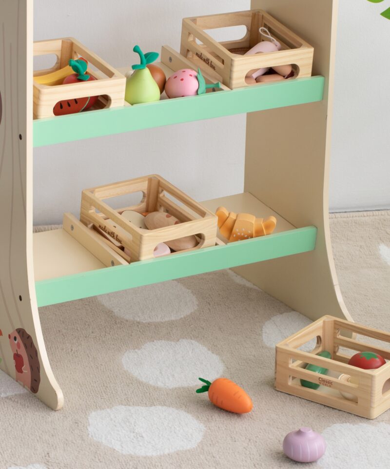 Kvaliteetne puidust mängukomplekt lastele