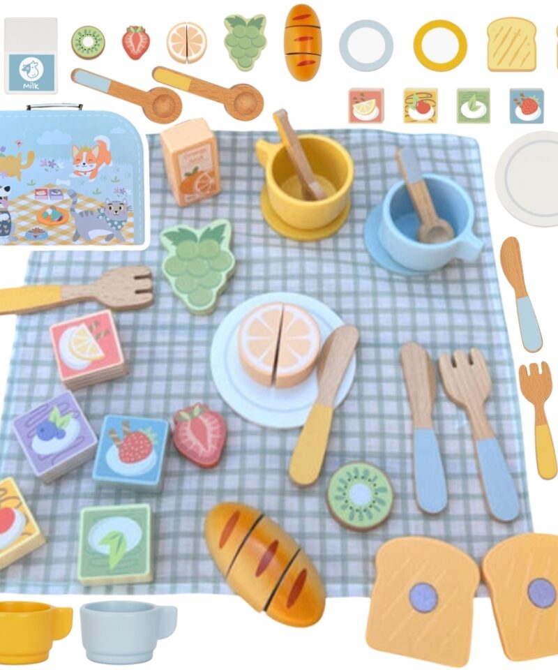 Lõbus Piknikukomplekt Lastele koos kohvriga