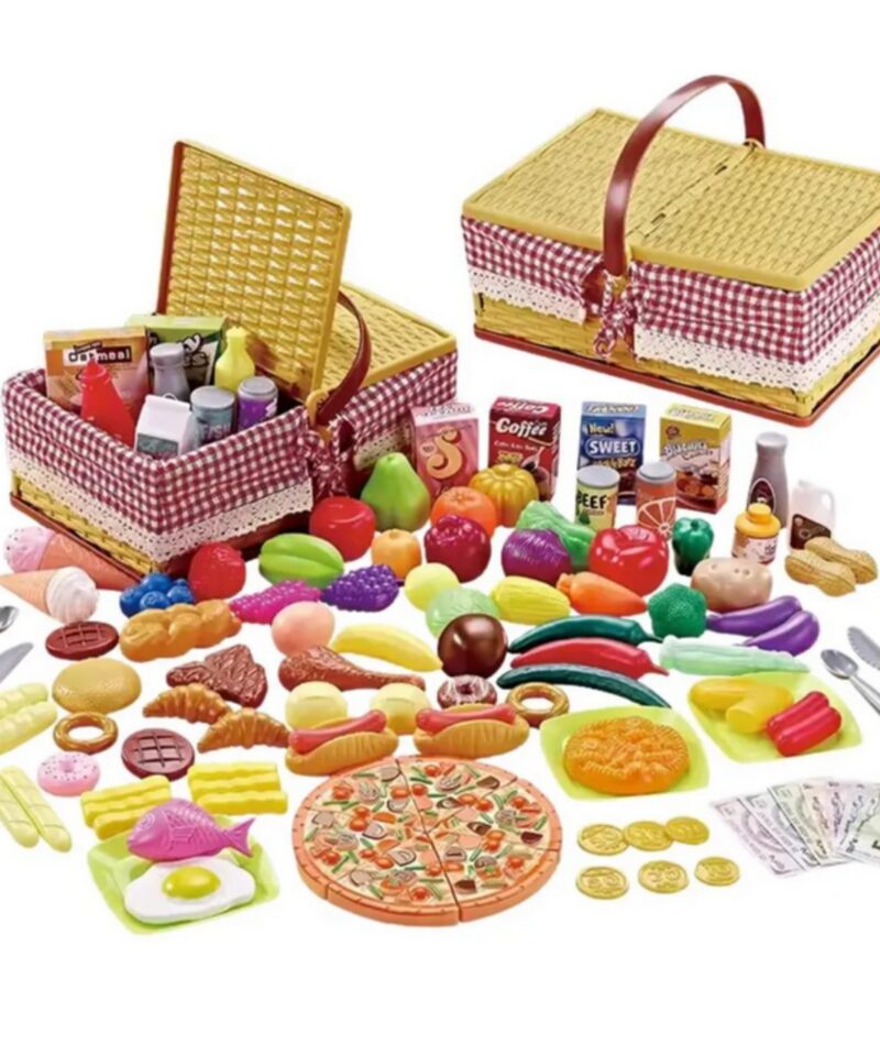 Mängukorv realistlike detailidega