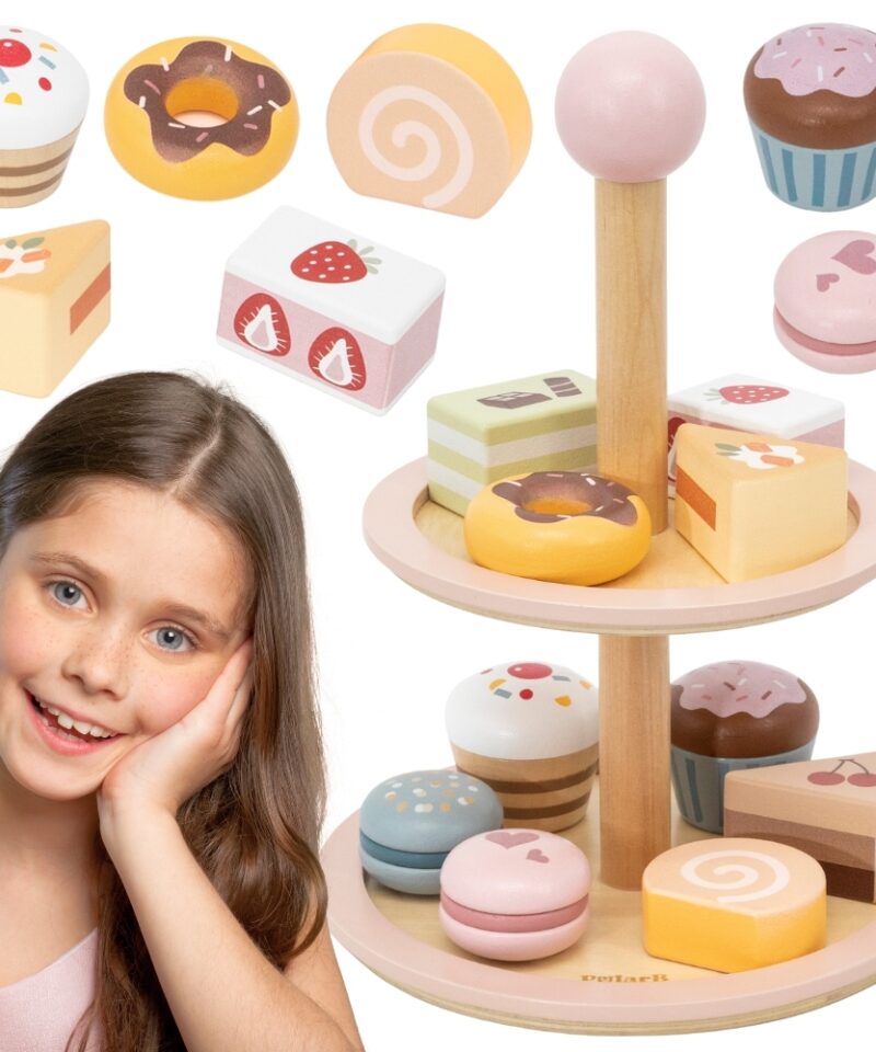 Puidust koogialus koos maiustustega