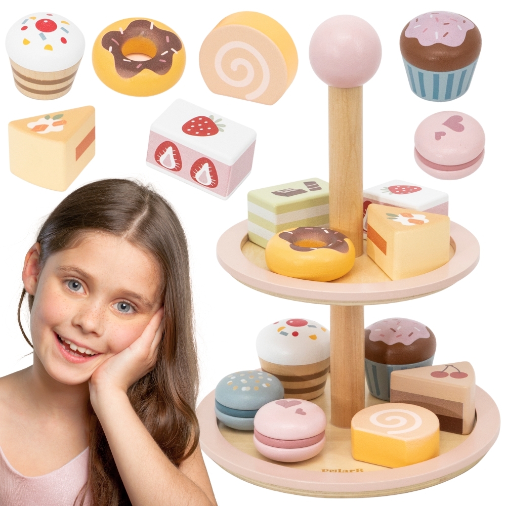 Puidust koogialus koos maiustustega