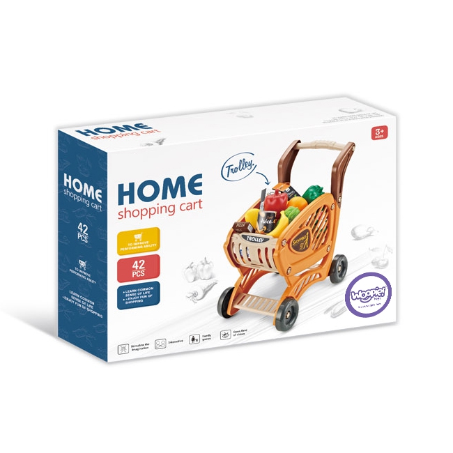 Ostukorv mänguasjade ja aksessuaaridega