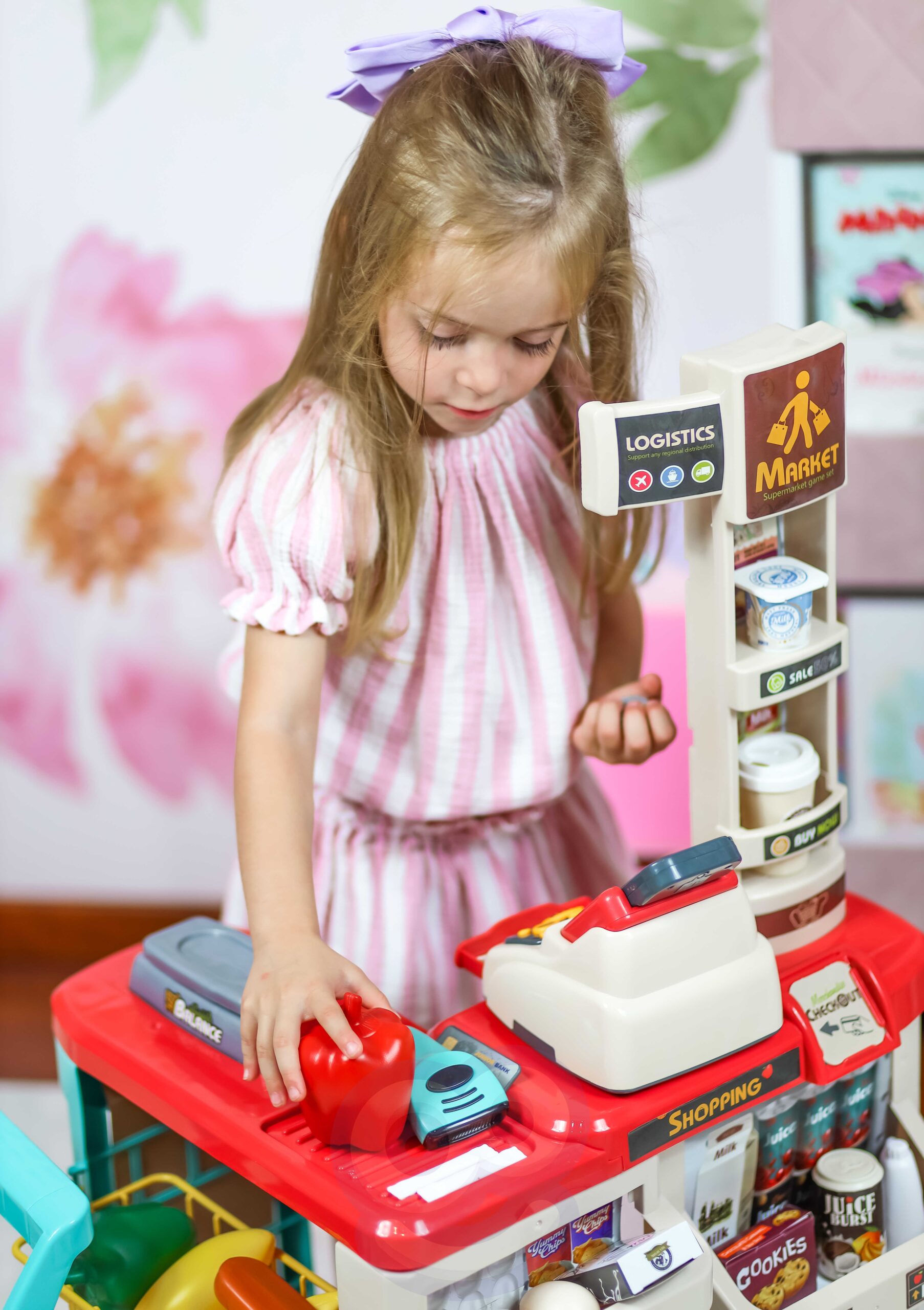 Hariv ja lõbus supermarket mäng lastele