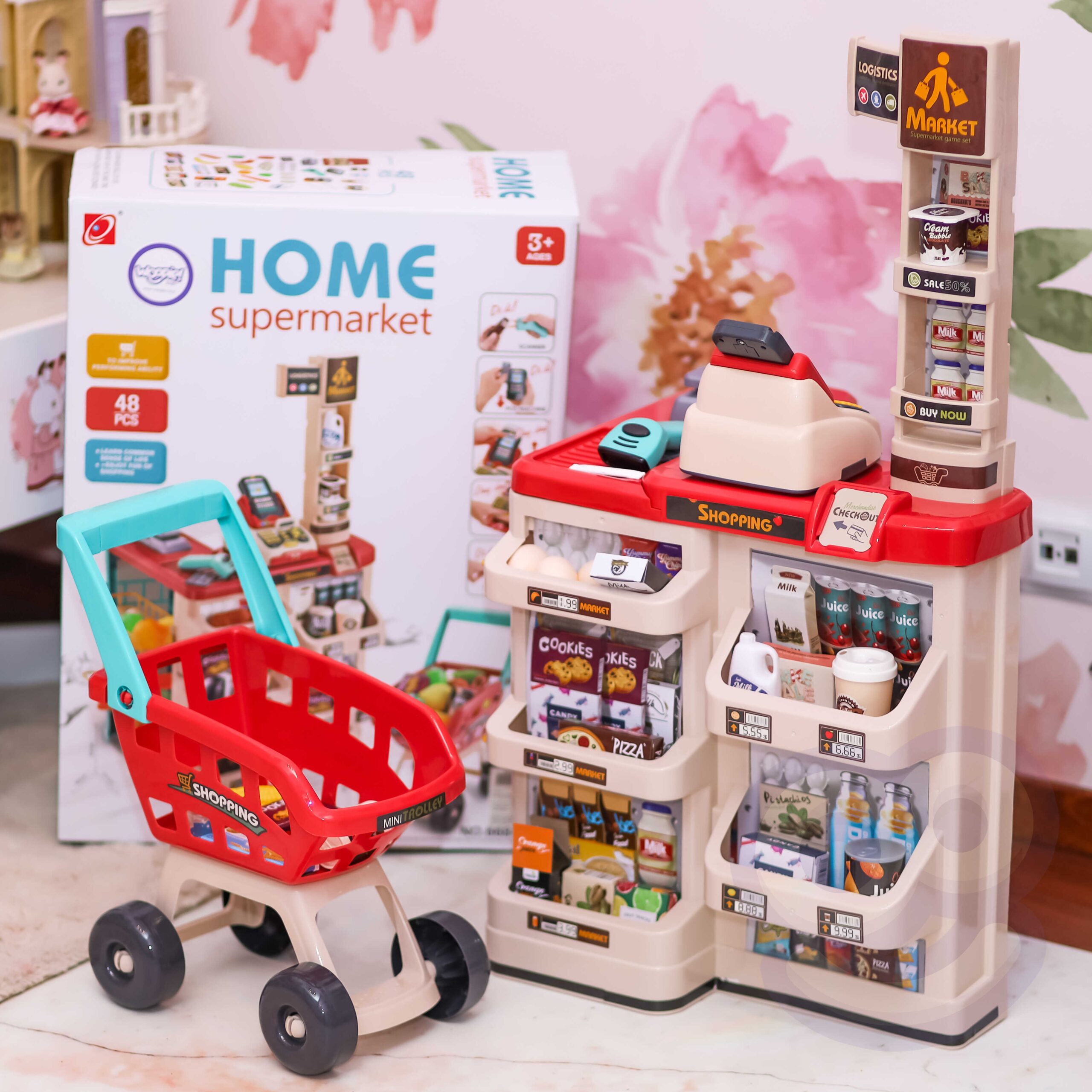 Hariv ja lõbus supermarket mäng lastele