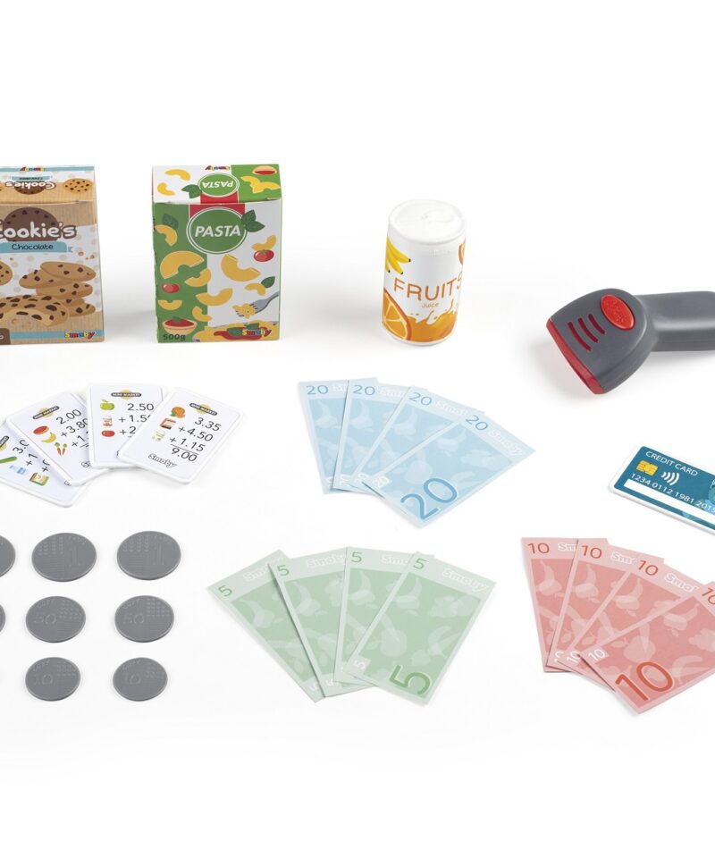 Laste mängukassa tarvikutega