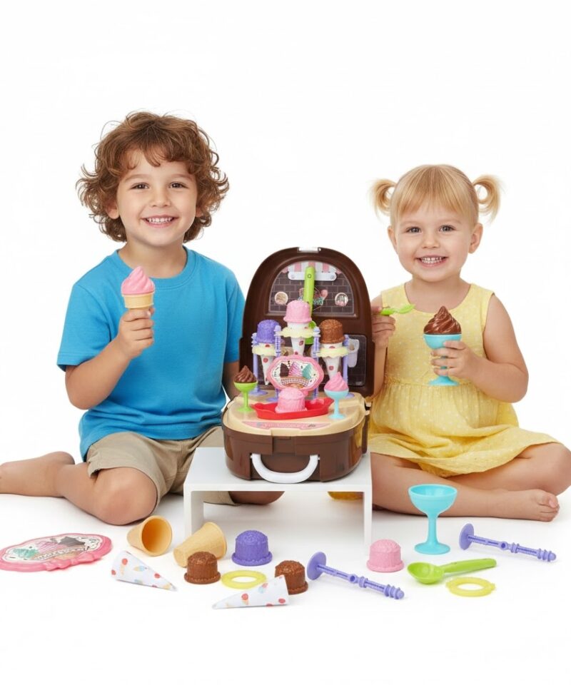 Laste mängukomplekt kokk ja jäätisemüüja