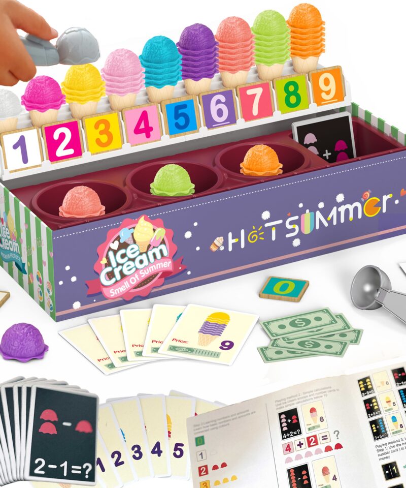 Hariv Jäätisepoe Mängukomplekt lastele