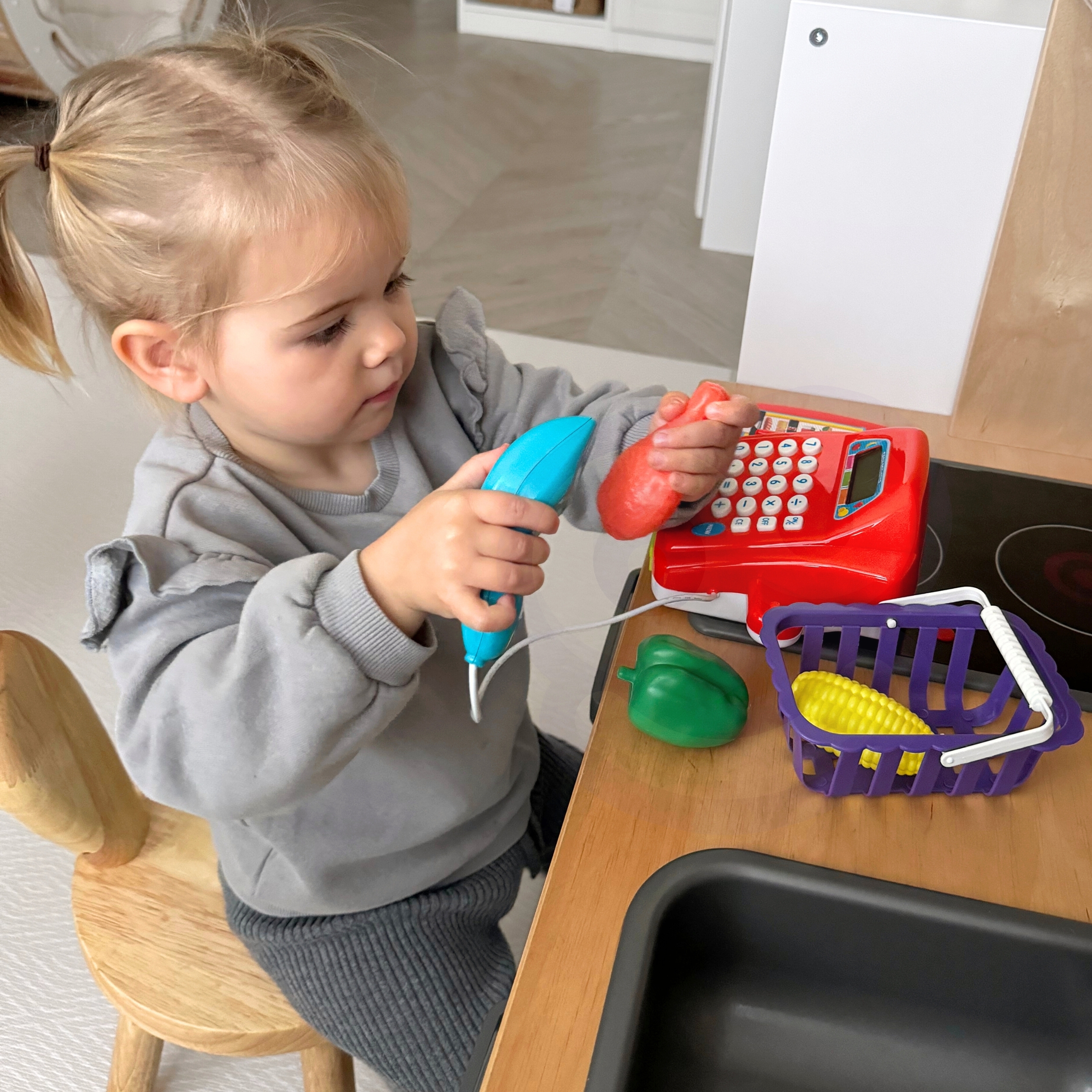 Kauplusekassa koos skanneriga