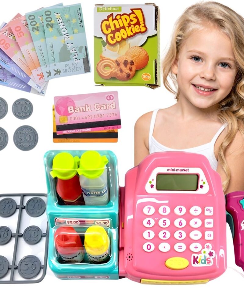 Laste Kaupluse Kassakomplekt mängimiseks