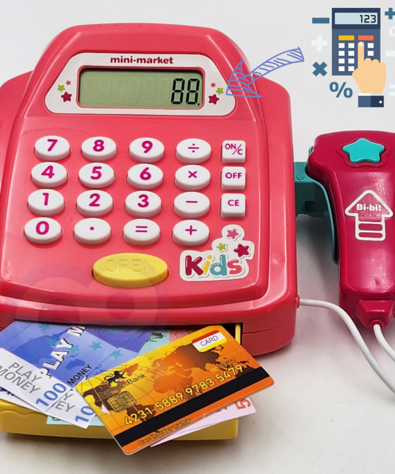 Realistlik kassa lastele
