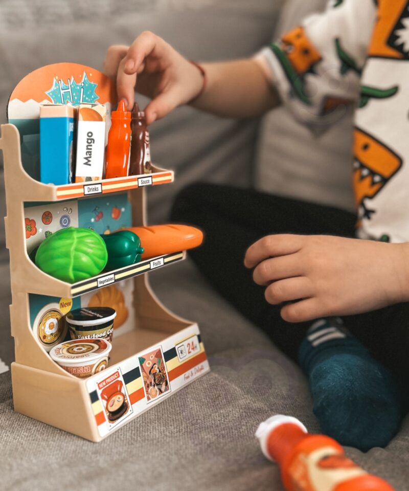 Laste mängupoe skanneriga