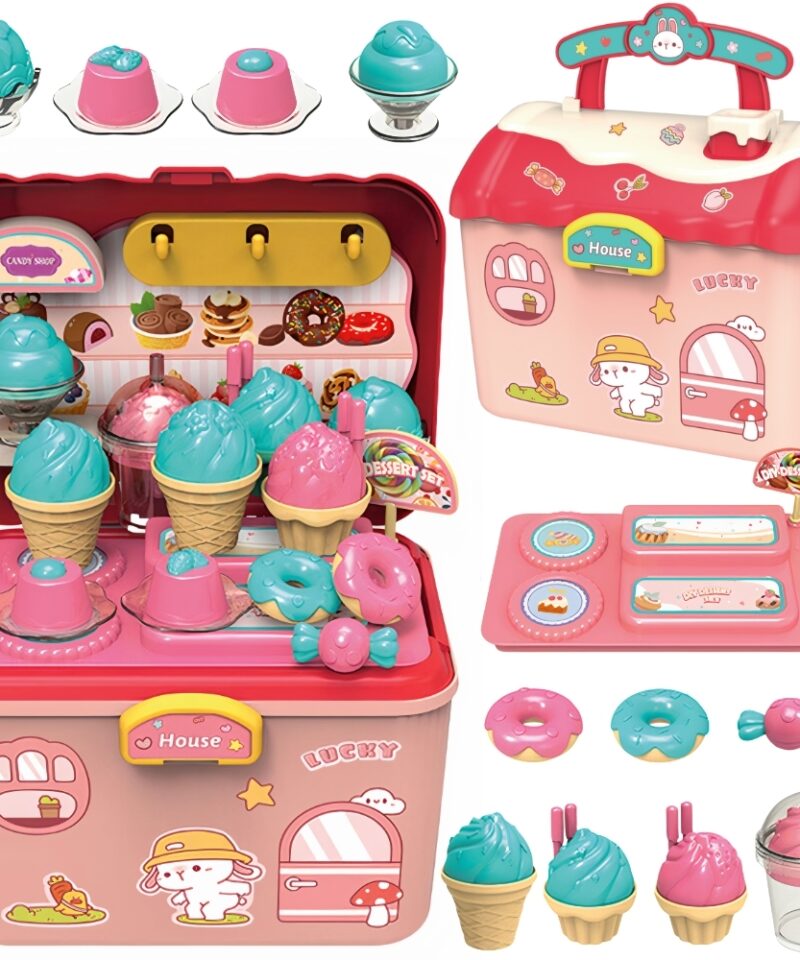 Laste kohver maiustustega mängimiseks